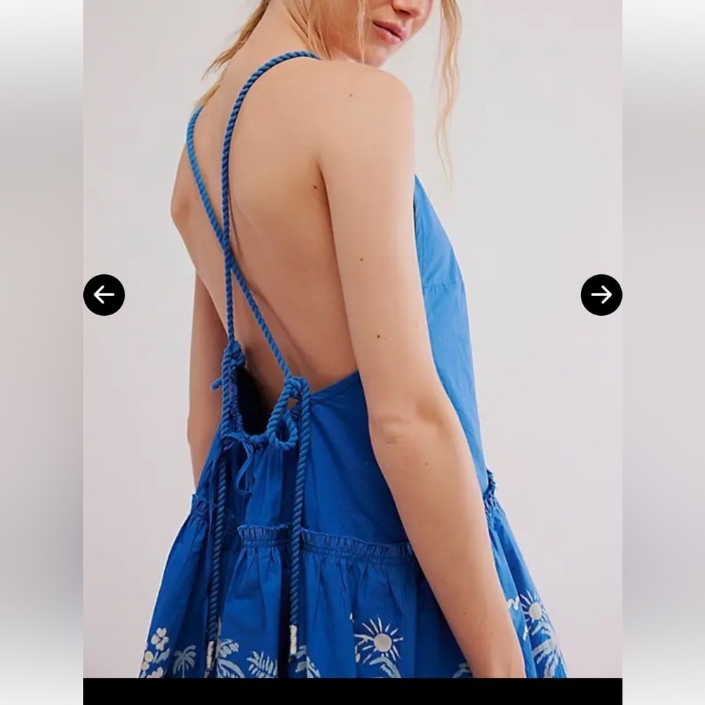 Free People Deserted Island Mini Dress - Medium - Picture 5 of 13
